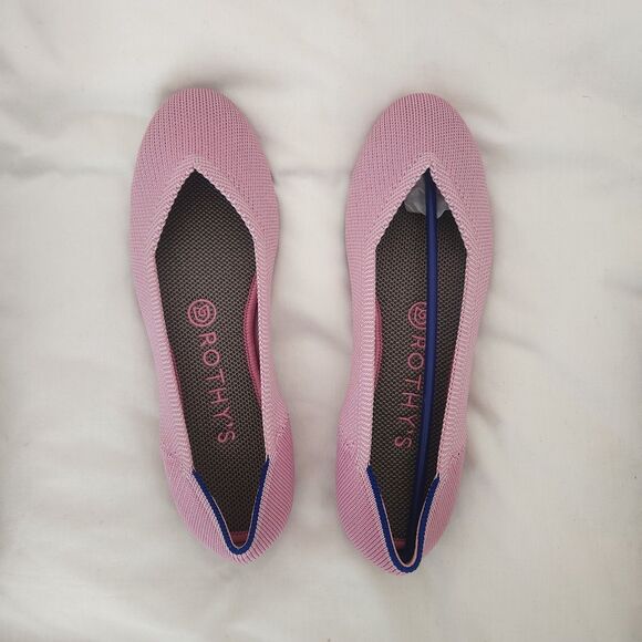 NIB Rothy’s The Daily Round Toe Flat RARE RETIRED COLOR-Size 7-Begonia Pink - Picture 10 of 15